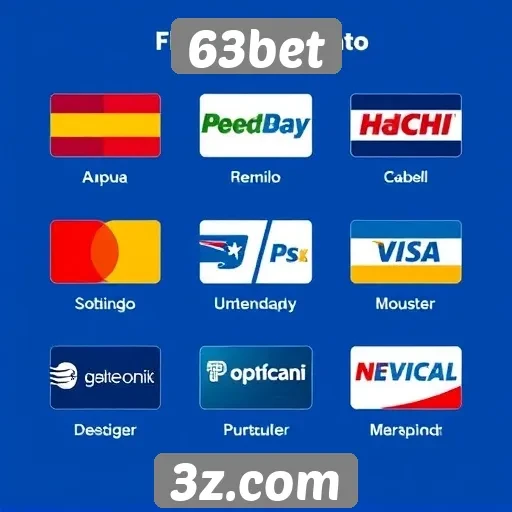 Métodos de pagamento oferecidos pelo 63bet