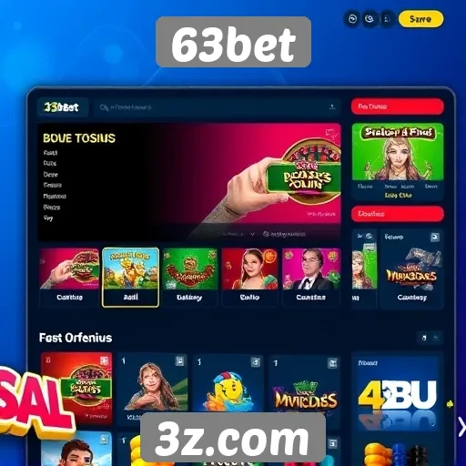 Interface e experiência do usuário em 63bet
